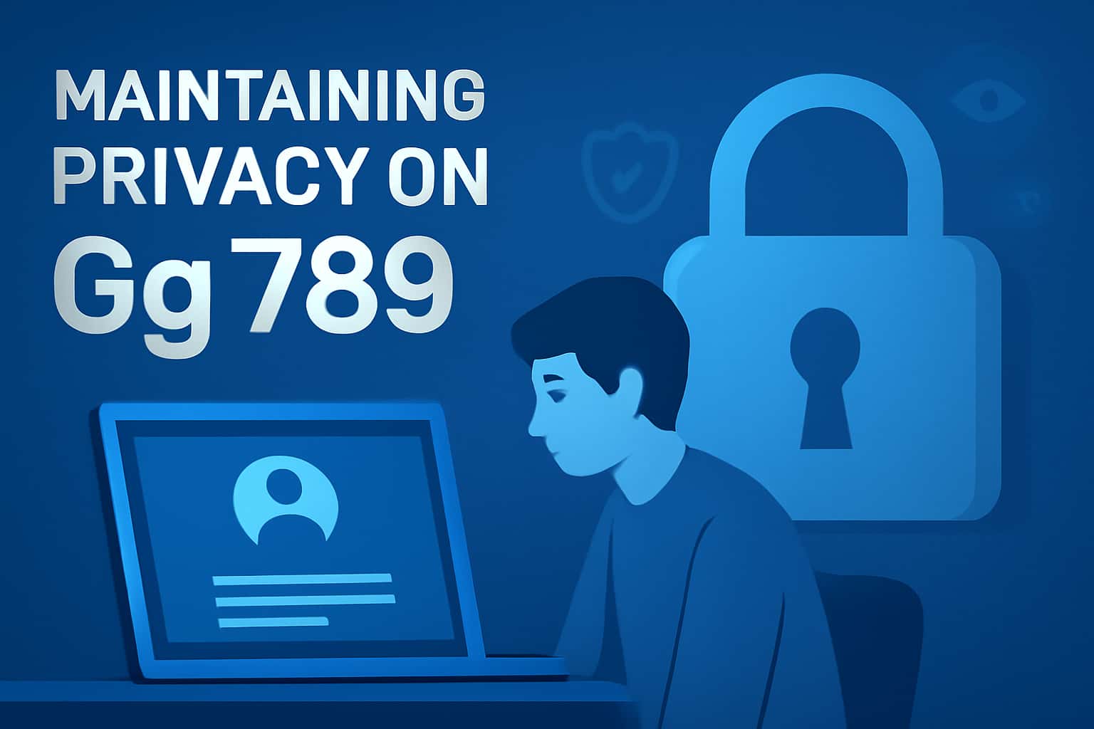 An informational graphic illustrating the privacy measures on Gg 789.