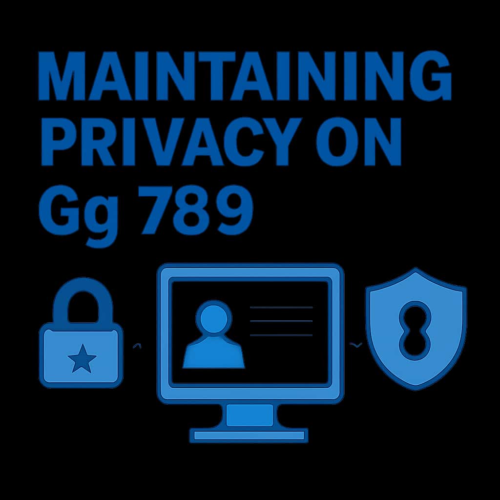 An educational diagram about privacy settings on Gg 789.
